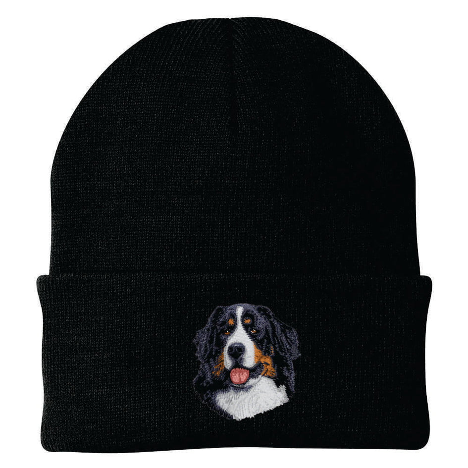 Bernese Mountain Dog Embroidered Beanie