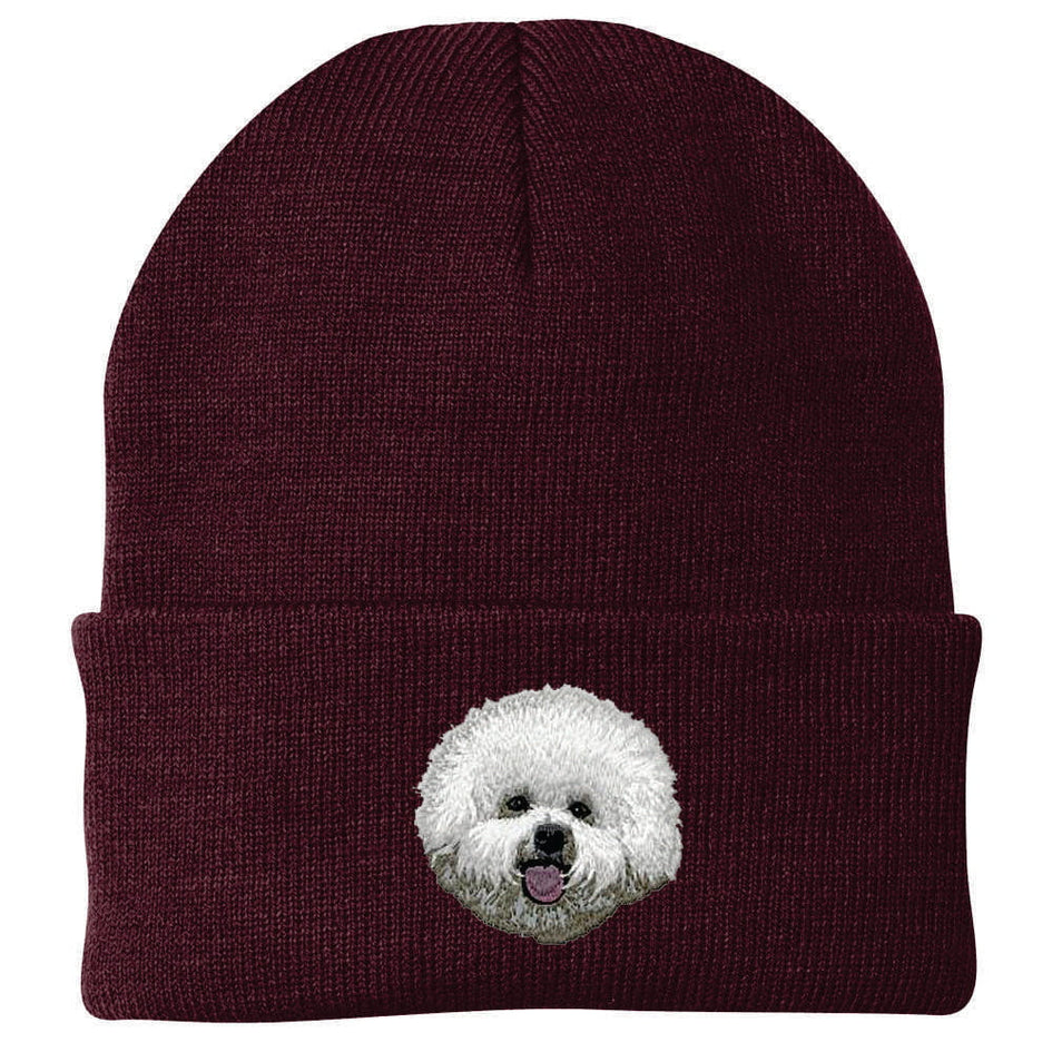 Bichon Frise Embroidered Beanie