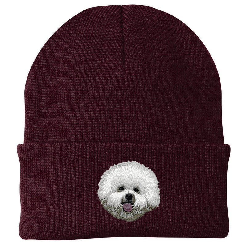 Bichon Frise Embroidered Beanie