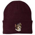 Biewer Terrier Embroidered Beanie