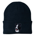 Border Collie Embroidered Beanie