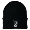 Boston Terrier Embroidered Beanie