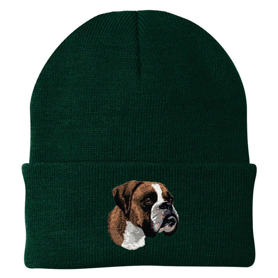 Boxer Embroidered Beanie