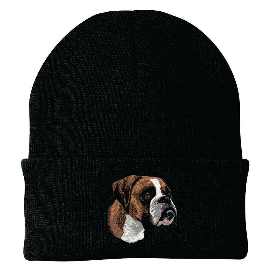 Boxer Embroidered Beanie
