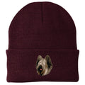 Briard Embroidered Beanie