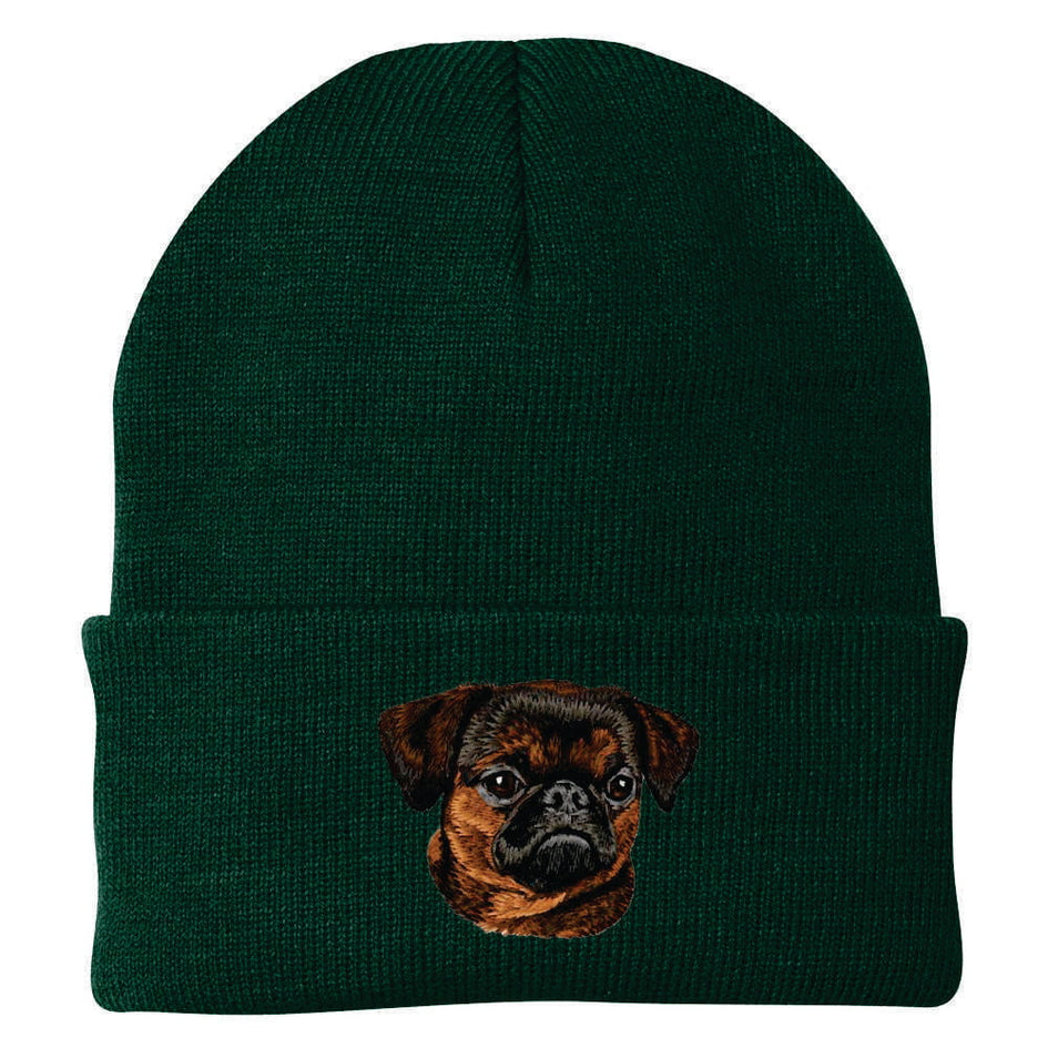 Brussels Griffon Embroidered Beanie