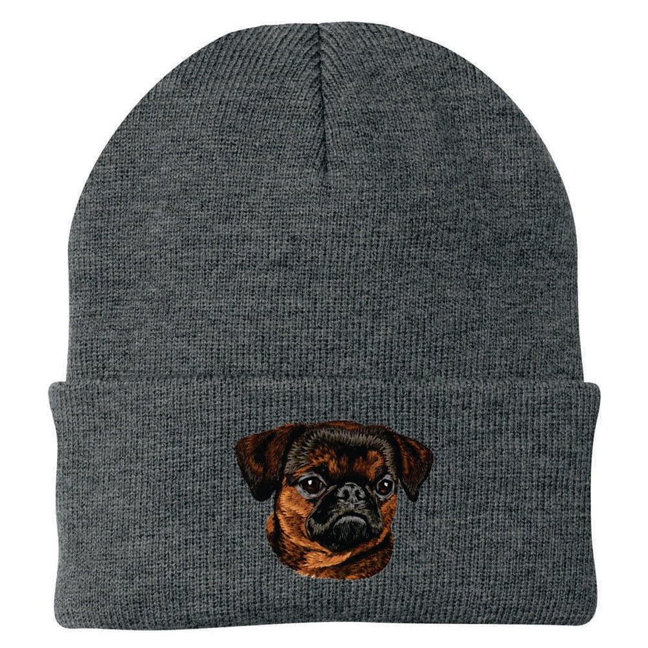 Brussels Griffon Embroidered Beanie