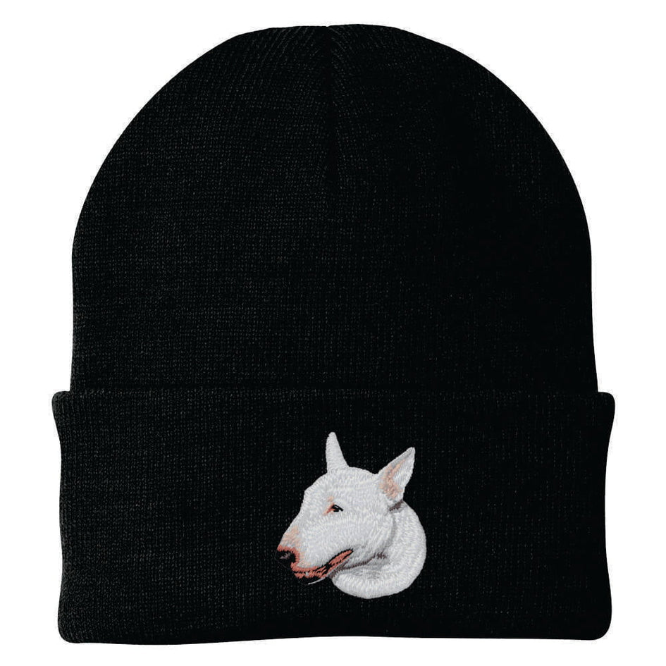 Bull Terrier Embroidered Beanie