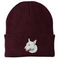 Bull Terrier Embroidered Beanie