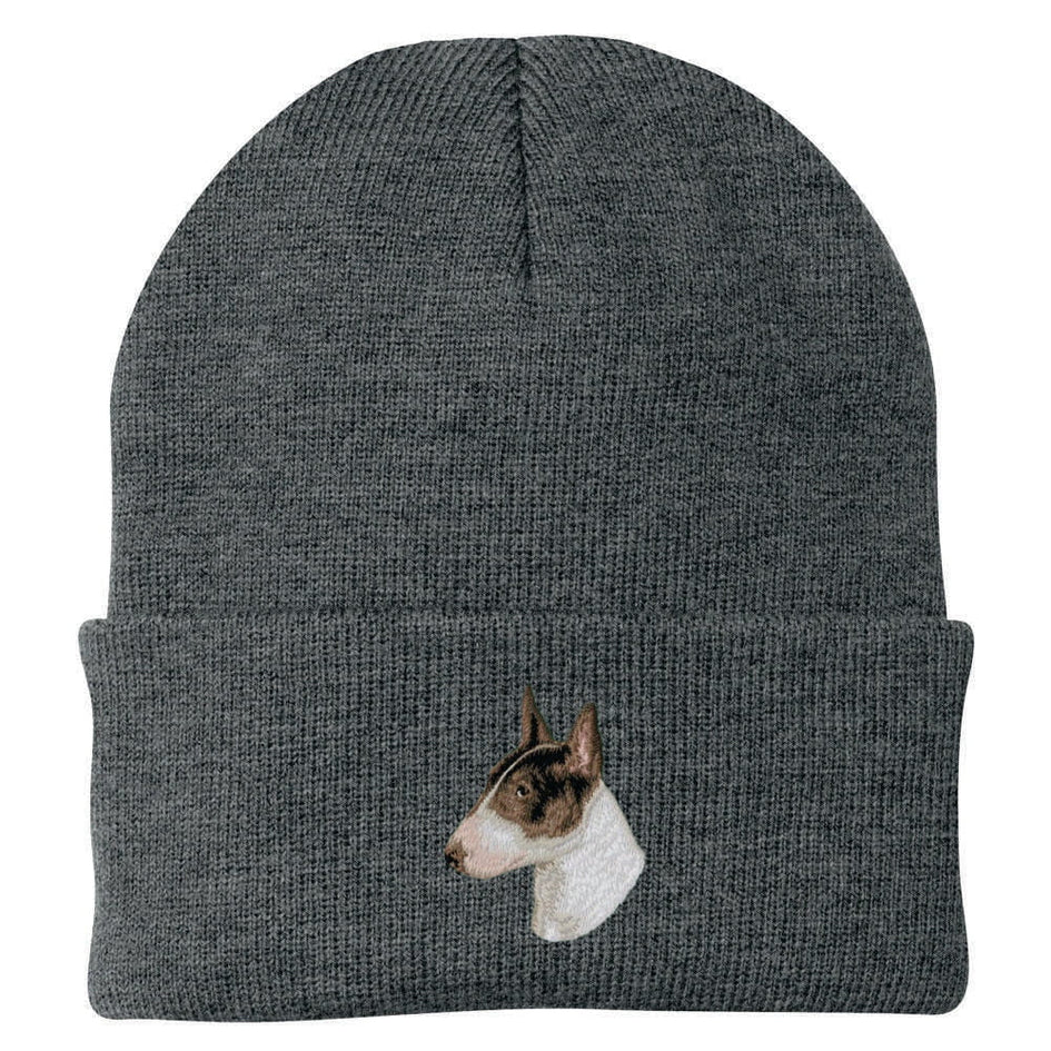 Bull Terrier Embroidered Beanie