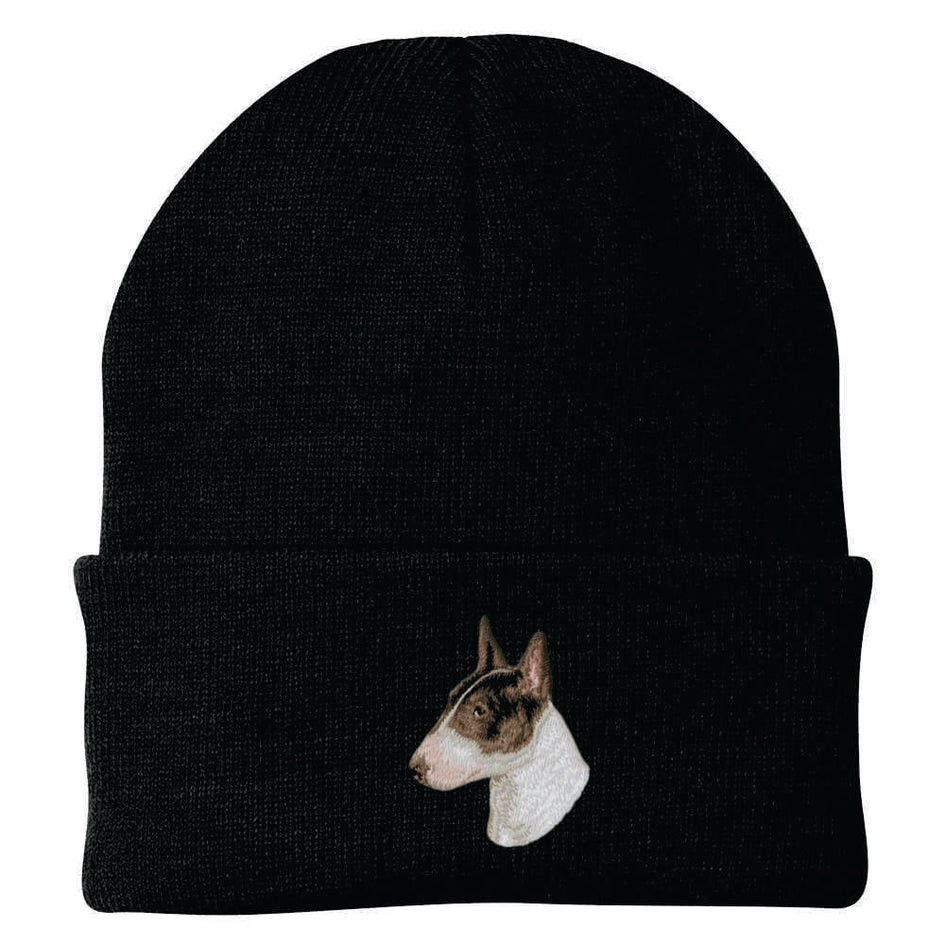 Bull Terrier Embroidered Beanie