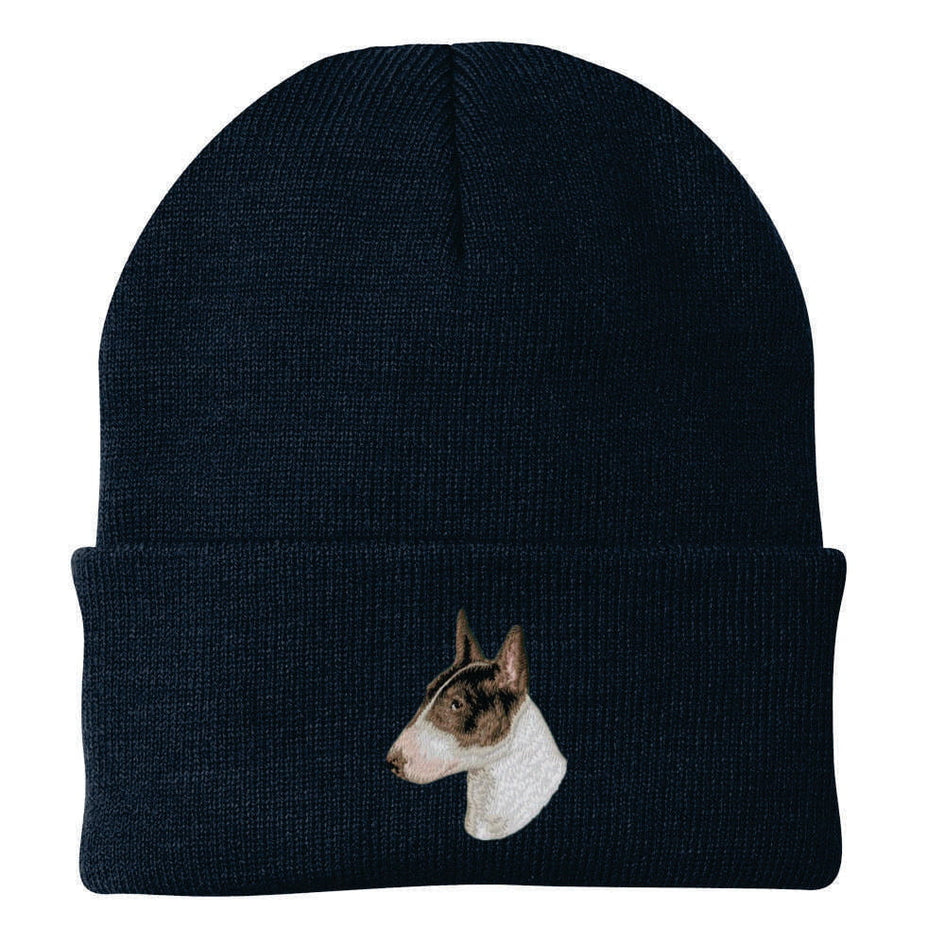 Bull Terrier Embroidered Beanie