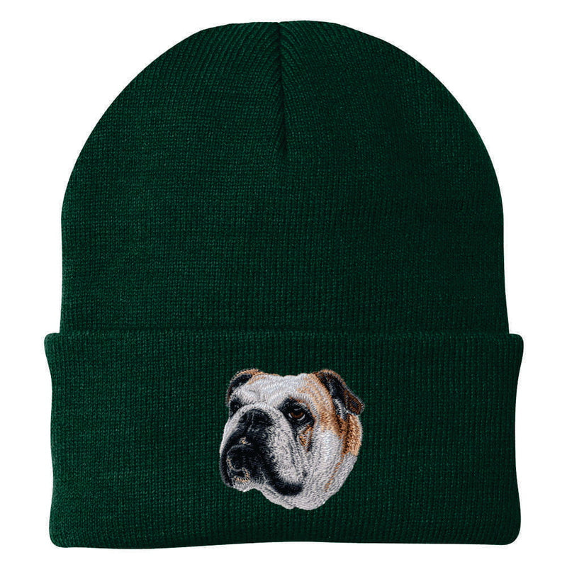 Bulldog Embroidered Beanie