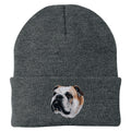 Bulldog Embroidered Beanie