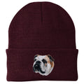 Bulldog Embroidered Beanie