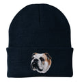 Bulldog Embroidered Beanie