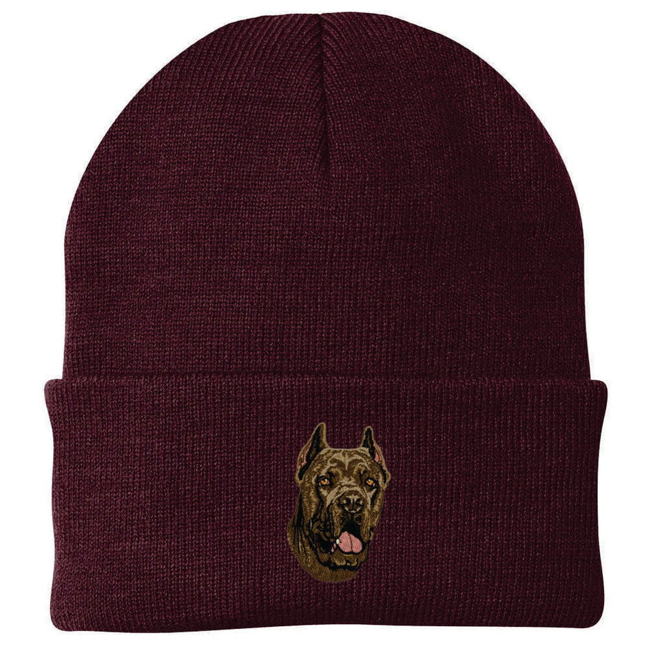 Cane Corso Embroidered Beanie
