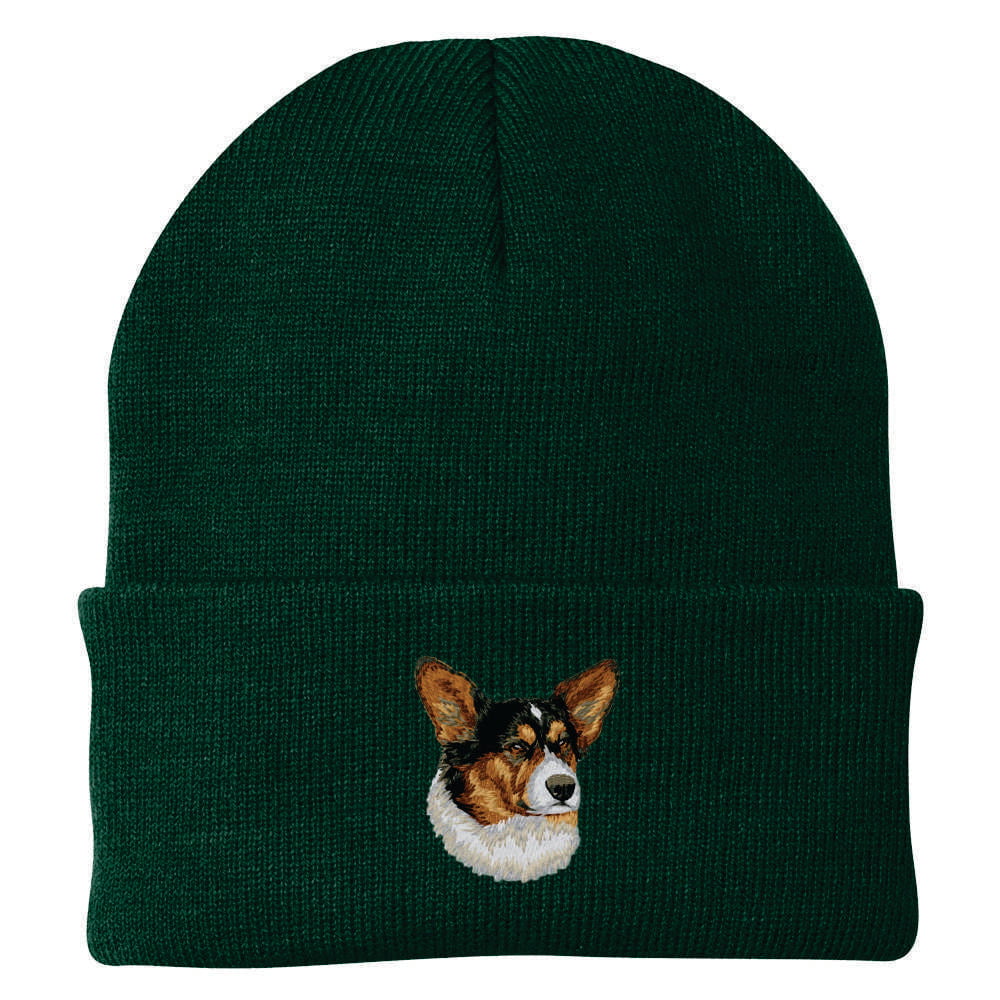 Cardigan Welsh Corgi Embroidered Beanie | AKC Shop