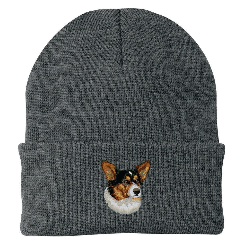 Cardigan Welsh Corgi Embroidered Beanie | AKC Shop