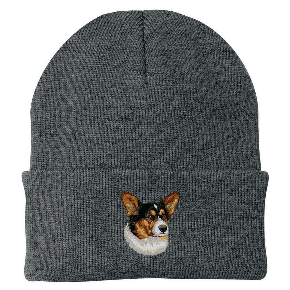 Cardigan Welsh Corgi Embroidered Beanie