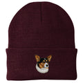 Cardigan Welsh Corgi Embroidered Beanie