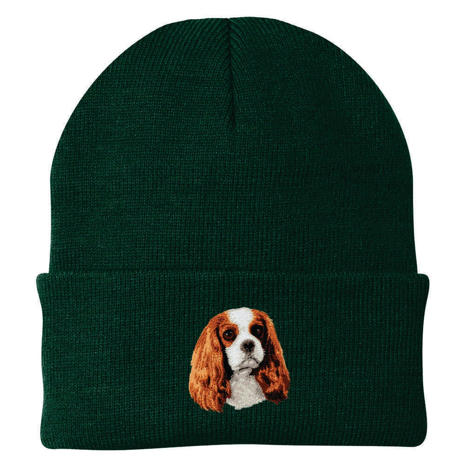 Cavalier King Charles Spaniel Embroidered Beanie