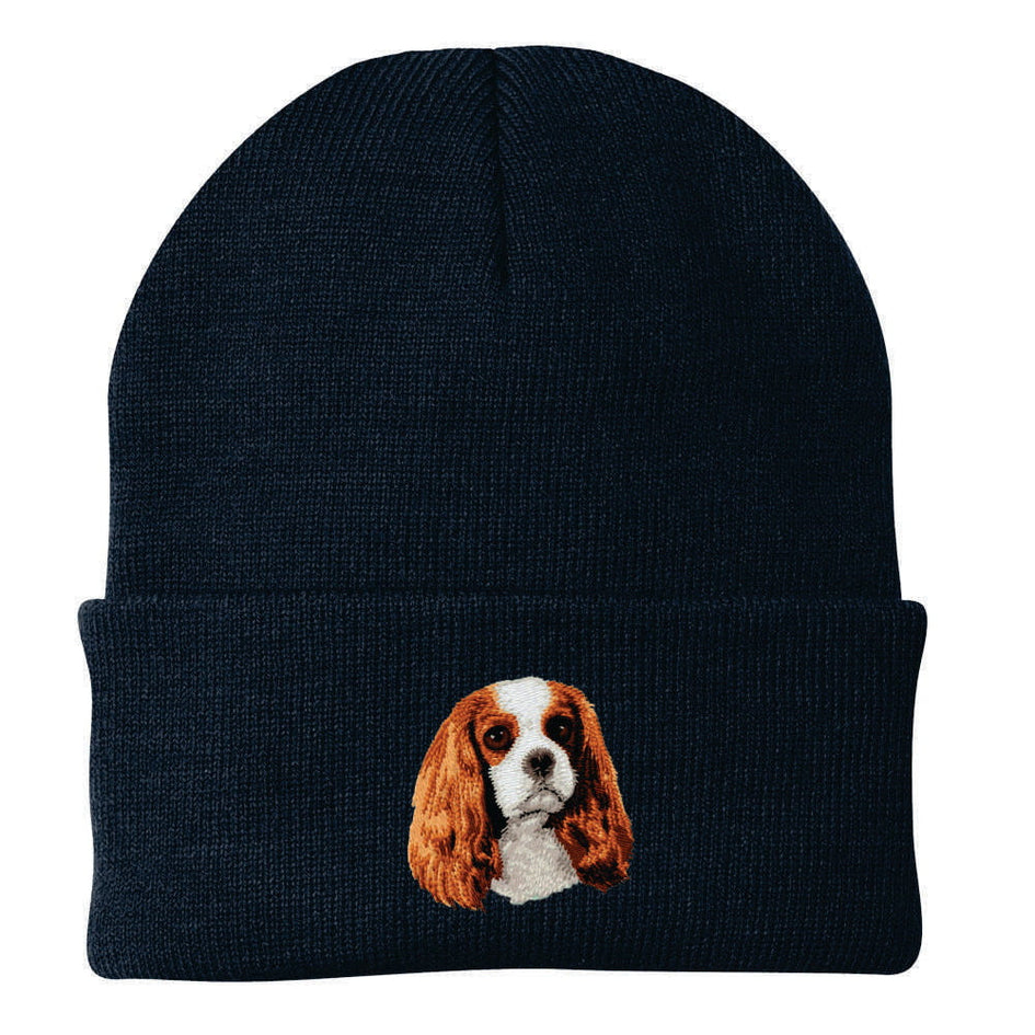 Cavalier King Charles Spaniel Embroidered Beanie
