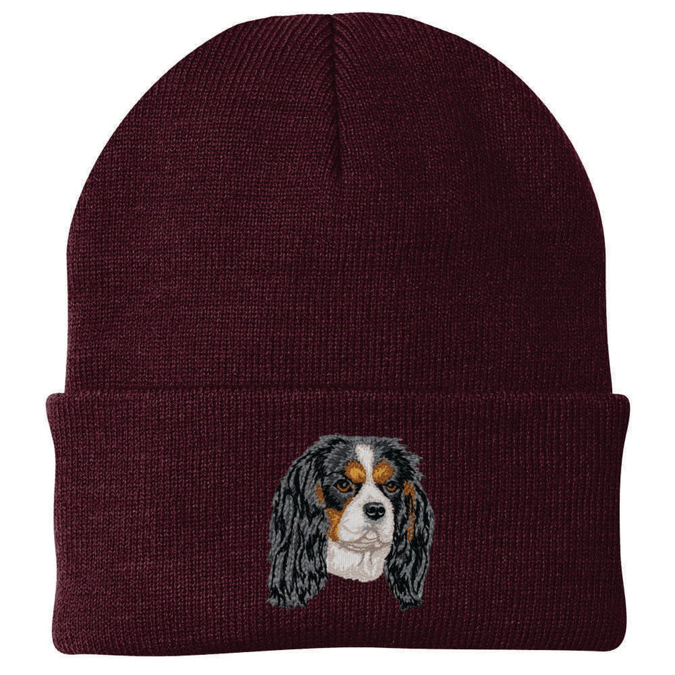 Cavalier King Charles Spaniel Embroidered Beanie