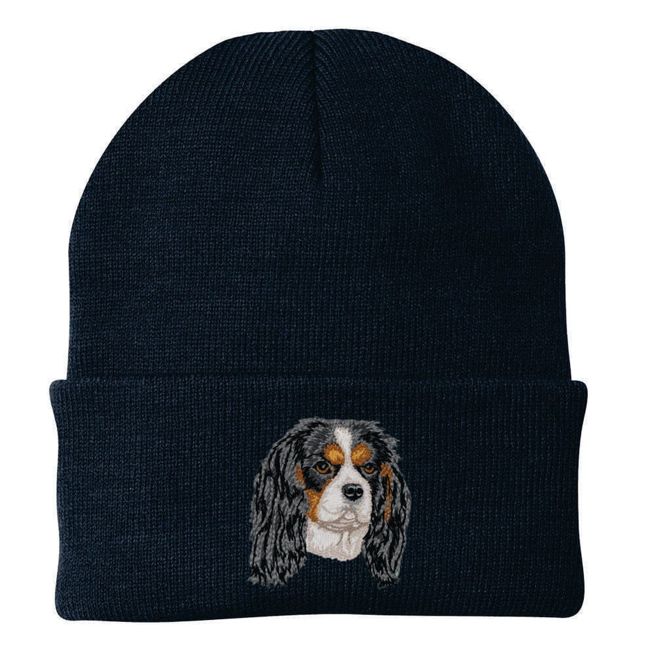 Cavalier King Charles Spaniel Embroidered Beanie