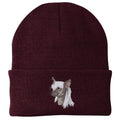 Chinese Crested Embroidered Beanie