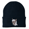 Chinese Crested Embroidered Beanie