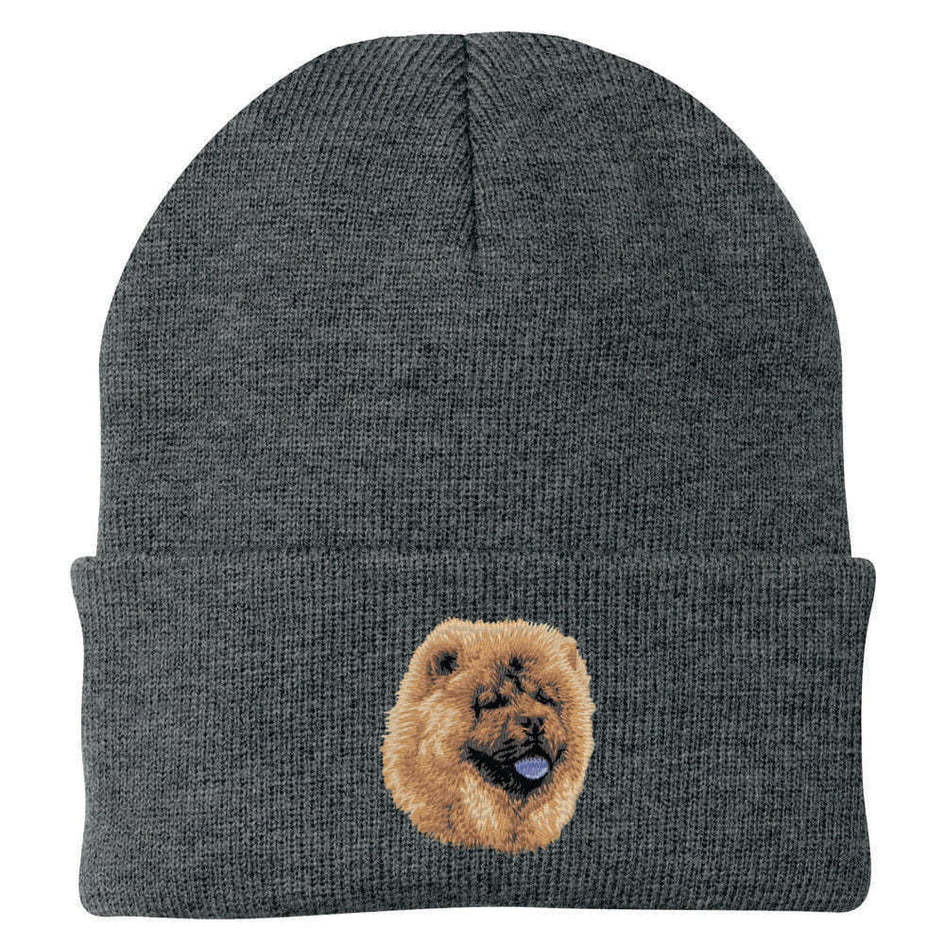 Chow Chow Embroidered Beanie