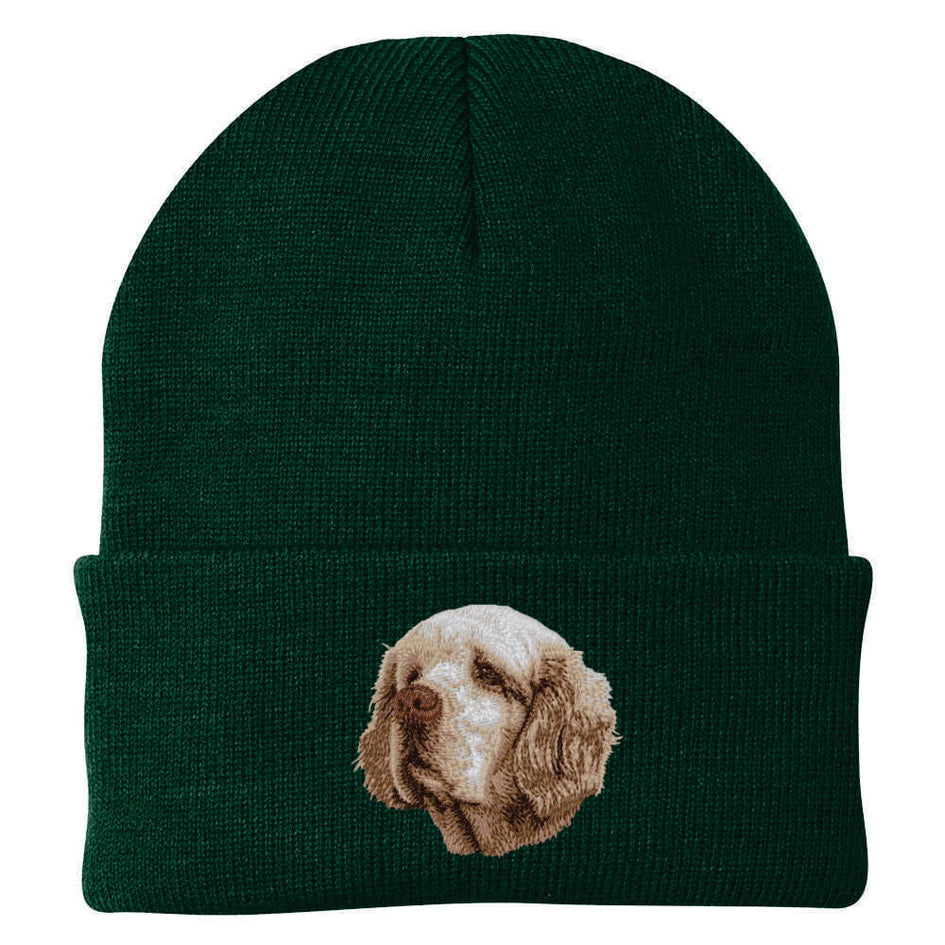 Clumber Spaniel Embroidered Beanie