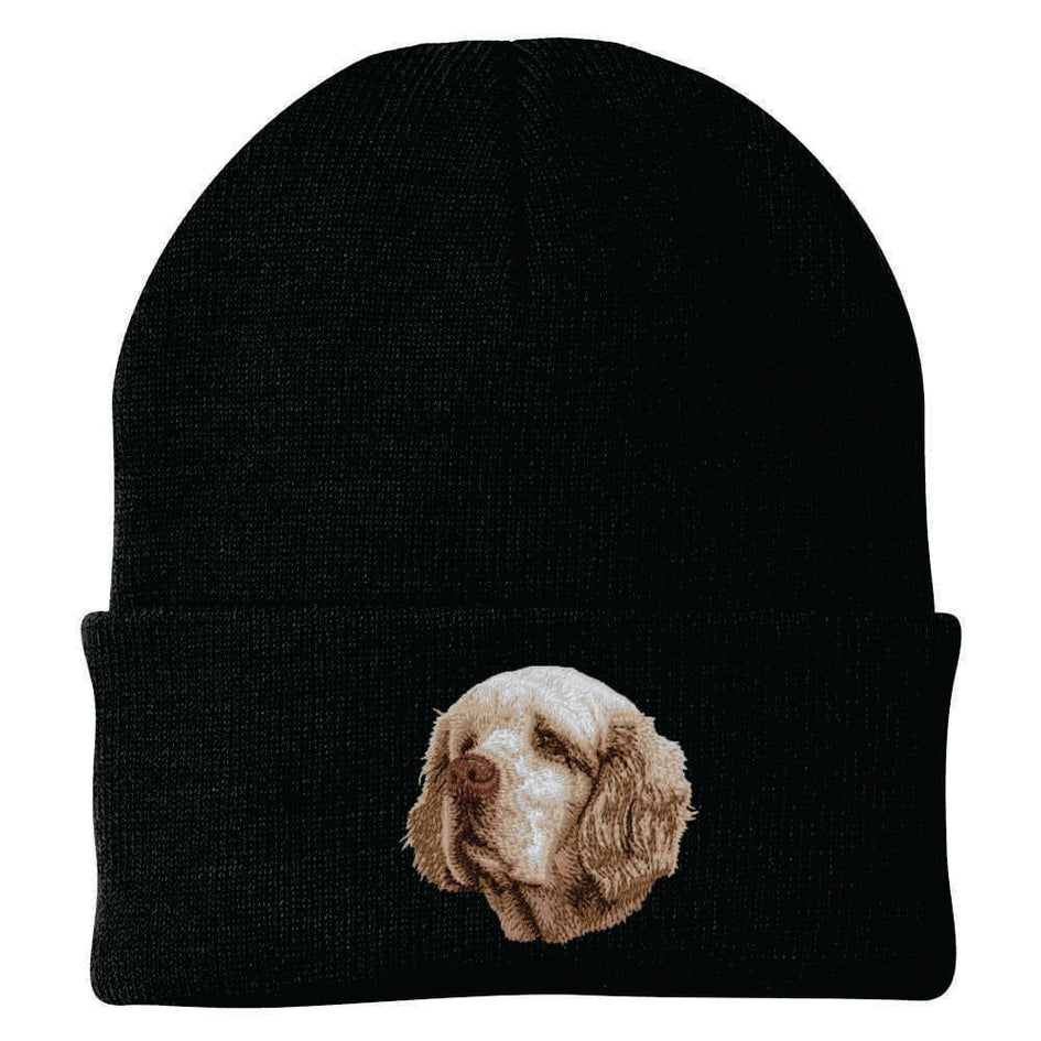 Clumber Spaniel Embroidered Beanie
