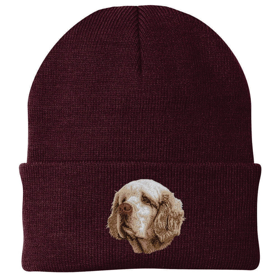 Clumber Spaniel Embroidered Beanie