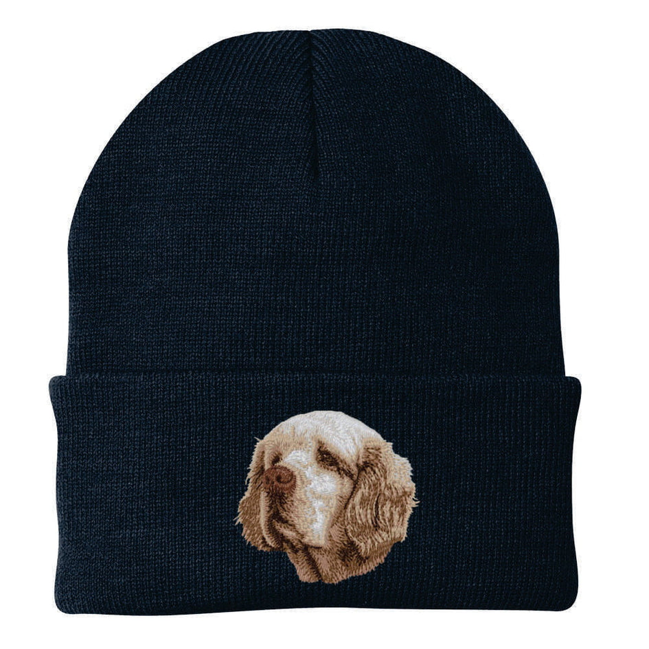 Clumber Spaniel Embroidered Beanie
