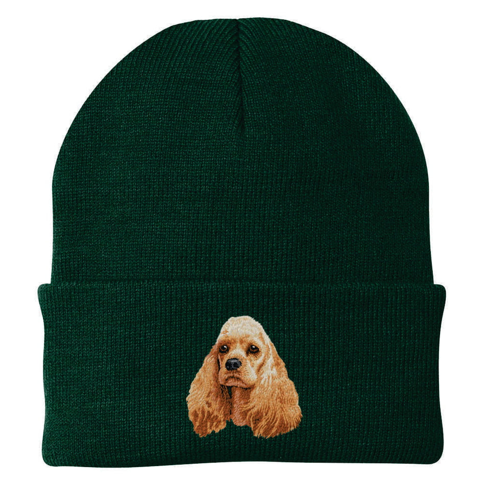 Cocker Spaniel Embroidered Beanie