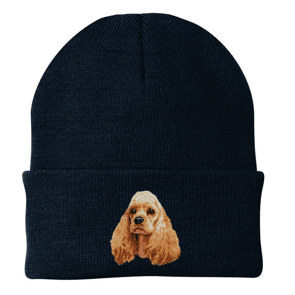 Cocker Spaniel Embroidered Beanie