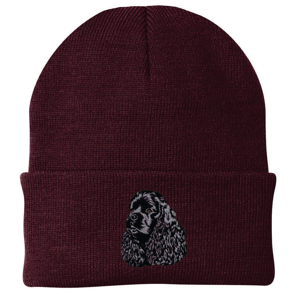 Cocker Spaniel Embroidered Beanie