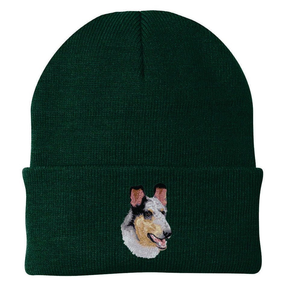 Collie Embroidered Beanie