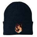 Collie Embroidered Beanie