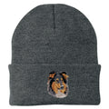 Collie Embroidered Beanie