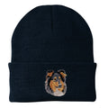 Collie Embroidered Beanie