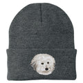 Coton de Tulear Embroidered Beanie