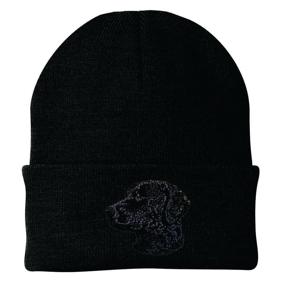 Curly-Coated Retriever Embroidered Beanie