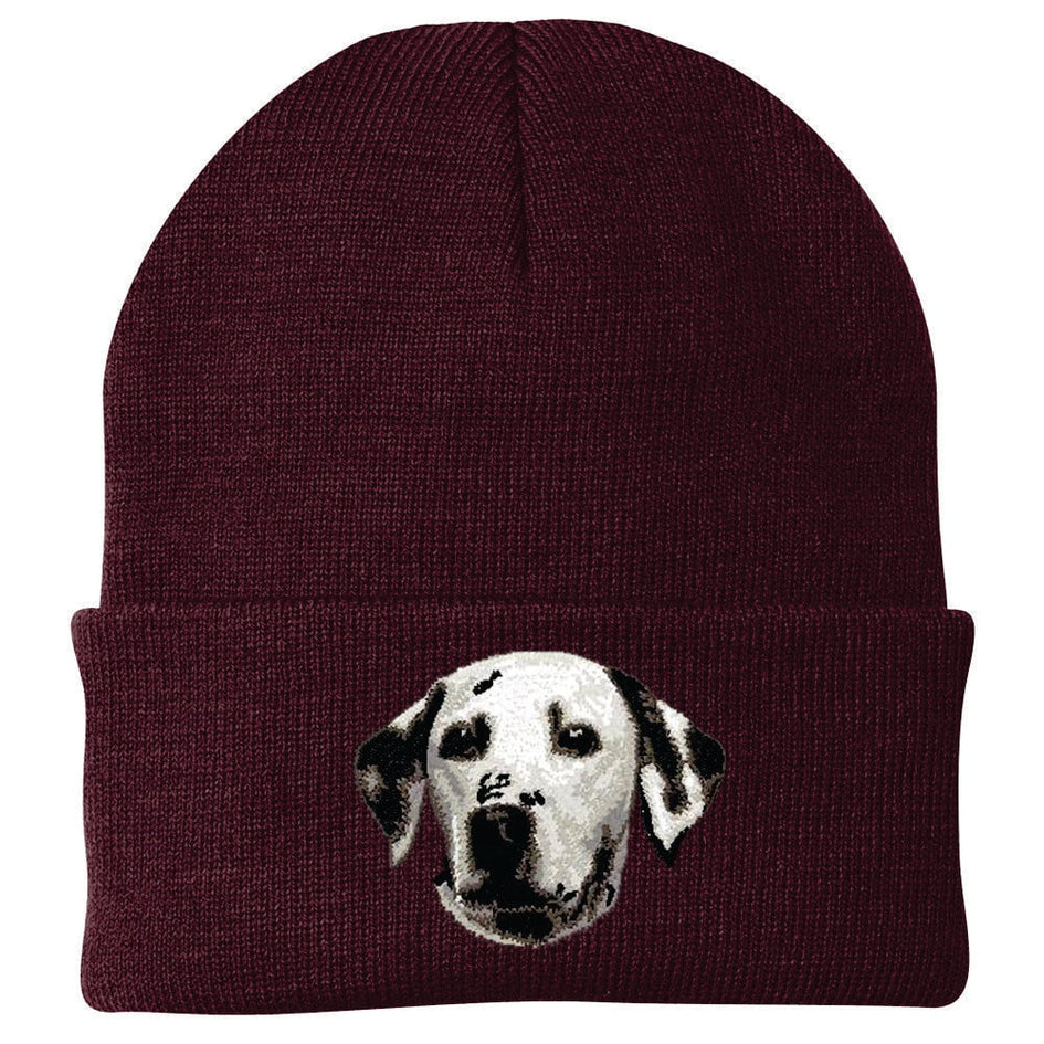 Dalmatian Embroidered Beanie