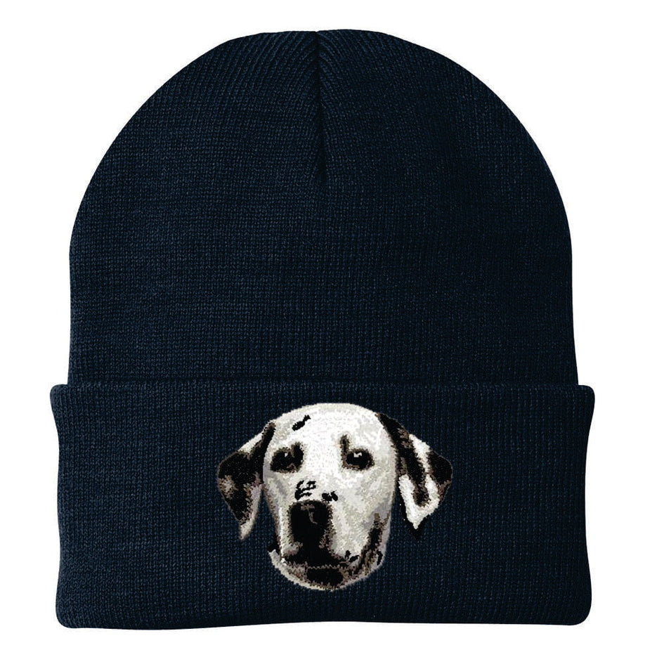 Dalmatian Embroidered Beanie