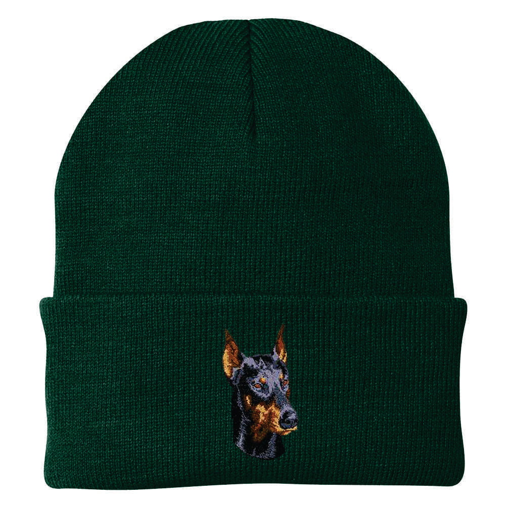 Doberman Pinscher Embroidered Beanie | AKC Shop
