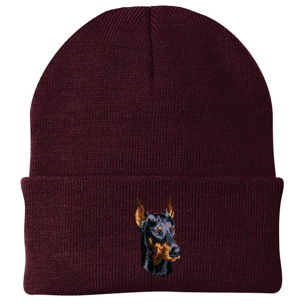 Doberman Pinscher Embroidered Beanie | AKC Shop
