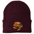 Dogue de Bordeaux Embroidered Beanie